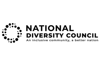 Logo nationaldiversitycouncil black