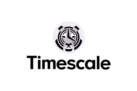 Logo timescale black