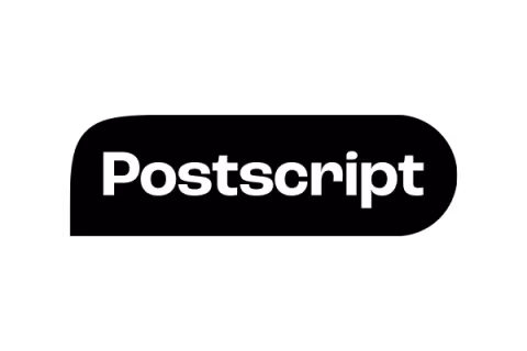 Logo postscript black