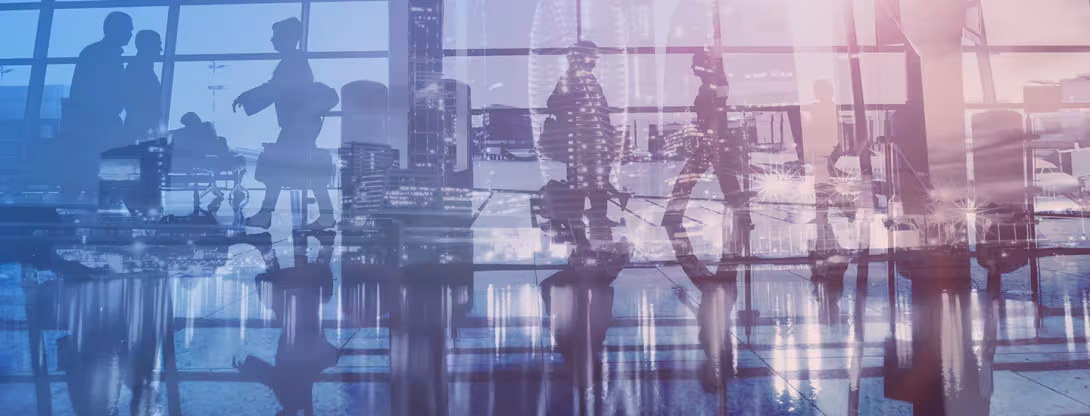 Buildings People Banner